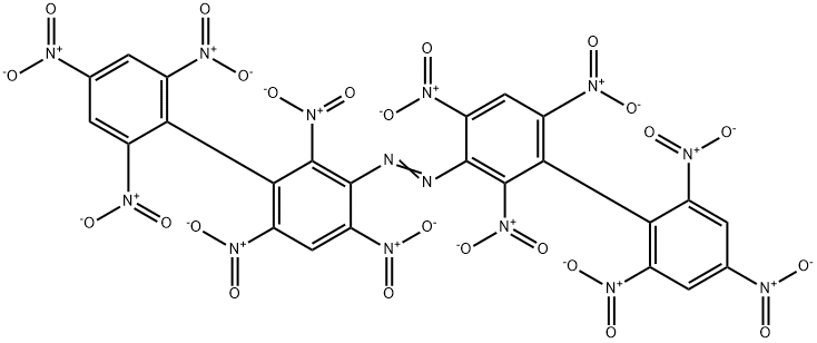 3,3''-Azobis(2,2',4,4',6,6'-hexanitro[1,1'-biphenyl]) Struktur