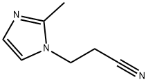 3-(2-Methyl-1H-imidazol-1-yl)propanenitrile Struktur