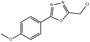 2-CHLOROMETHYL-5-(4-METHOXYPHENYL)-1,2,4-OXADIAZOLE Struktur