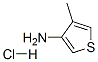 4-methylthiophen-3-amine hydrochloride Struktur