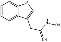 2-(1-BENZOTHIOPHEN-3-YL)-N'-HYDROXYETHANIMIDAMIDE Struktur