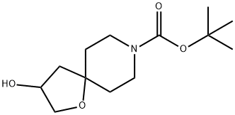 N-BOC-1-OXA-8-AZA-SPIRO[4.5]DECAN-3-OL
 Struktur