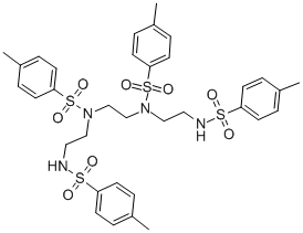 1,4,7,10-TETRA(P-TOSYLSULFONAMIDO)DECANE Struktur