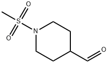 1-Methanesulfonyl-piperidine-4-carbaldehyde Struktur