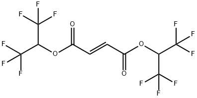 Bis(hexafluoroisopropyl) fumarate Struktur