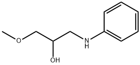 1-METHOXY-3-PHENYLAMINO-PROPAN-2-OL Struktur