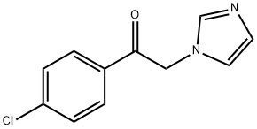 1-(4-CHLOROPHENYL)-2-(1H-IMIDAZOL-1-YL)-1-ETHANONE Struktur