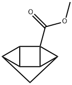 Tetracyclo[3.2.0.02,7.04,6]heptane-1-carboxylic acid, methyl ester (8CI,9CI) Struktur