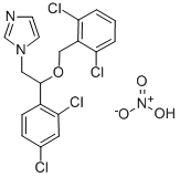 Isoconazole nitrate  Struktur