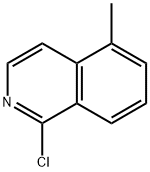 1-CHLORO-5-METHYLISOQUINOLINE Struktur