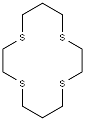 1,4,8,11-TETRATHIACYCLOTETRADECANE Struktur