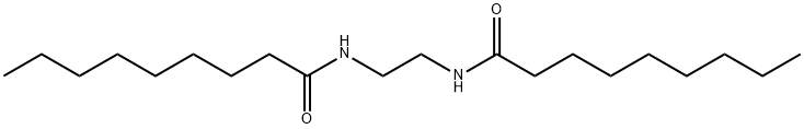 N,N'-(1,2-Ethanediyl)bis(nonanamide) Struktur