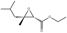 ethyl cis-3-methyl-3-isobutyloxirane-2-carboxylate  Struktur