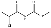 METHYL 2-CHLOROPROPANOYLCARBAMATE Struktur