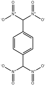 1,4-Bis(dinitromethyl)benzene Struktur