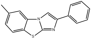 6-METHYL-2-PHENYLIMIDAZO[2,1-B]BENZOTHIAZOLE Struktur