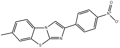 7-METHYL-2-(4-NITROPHENYL)IMIDAZO[2,1-B]BENZOTHIAZOLE Struktur