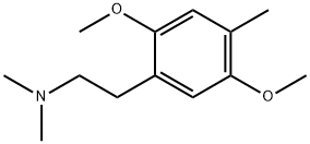 2,5-Dimethoxy-N,N,4-trimethylbenzeneethanamine Struktur