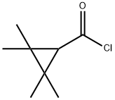 2，2，3，3-tetramethyl cyclopropane carboxynyl chloride Struktur