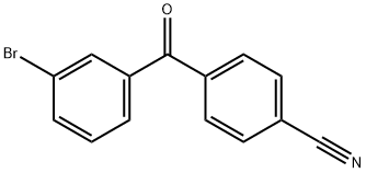 3-BROMO-4'-CYANOBENZOPHENONE Struktur