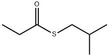 Thiopropionic acid S-isobutyl ester Struktur