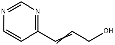 2-Propen-1-ol, 3-(4-pyrimidinyl)- (7CI,9CI) Struktur