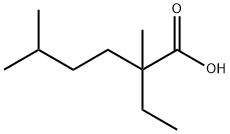 2,5-dimethyl-2-ethylhexanoic acid Struktur