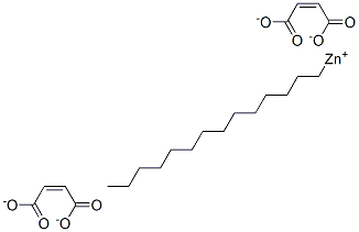 Bis(maleic acid 1-tetradecyl)zinc salt Struktur