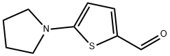 5-(1-PYRROLIDINYL)-2-THIOPHENECARBALDEHYDE Struktur