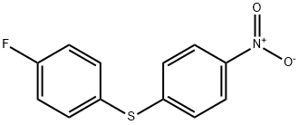 1-FLUORO-4-[(4-NITROPHENYL)SULFANYL]BENZENE Struktur