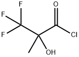 Propanoyl chloride, 3,3,3-trifluoro-2-hydroxy-2-Methyl- Struktur