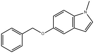 5-(Benzyloxy)-1-methyl-1H-indole Struktur