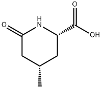 2-Piperidinecarboxylicacid,4-methyl-6-oxo-,(2S,4S)-(9CI) Struktur