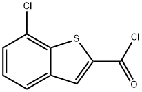 7-chlorobenzo[b]thiophene-2-carbonyl chloride Struktur