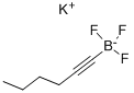 POTASSIUM 1-HEXYNYLTRIFLUOROBORATE Struktur