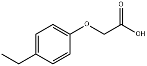 4-ETHYLPHENOXYACETIC ACID Struktur