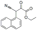 ethyl 3-cyano-3-naphthalen-1-yl-2-oxo-propanoate Struktur