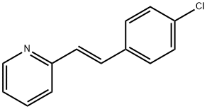 2-[(E)-2-(4-Chlorophenyl)vinyl]pyridine Struktur