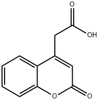 Coumarin-4-acetic acid Struktur