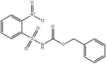 N-CARBOBENZOXY-2-NITROBENZENESULFONAMIDE Struktur