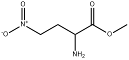 Butanoic acid, 2-amino-4-nitro-, methyl ester (9CI) Struktur