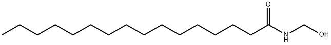 N-(hydroxymethyl)hexadecan-1-amide  Struktur