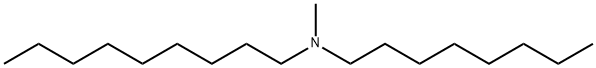 N-Methyl-N-octylnonylamine Struktur