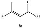 (Z)-2,3-Dibromo-2-butenoic acid Struktur