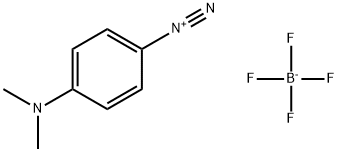 4-(N,N-DIMETHYLAMINO)BENZENEDIAZONIUM TETRAFLUOROBORATE Struktur