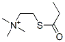 propionylthiocholine Struktur