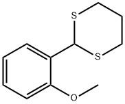 2-(2-Methoxyphenyl)-1,3-dithiane Struktur