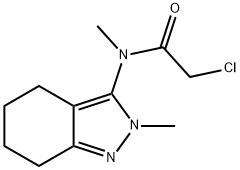 N1-METHYL-N1-(2-METHYL-4,5,6,7-TETRAHYDRO-2H-INDAZOL-3-YL)-2-CHLOROACETAMIDE Struktur