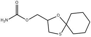 1-Oxa-4-thiaspiro[4.5]decane-2-methanol carbamate Struktur