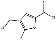 2-Furancarbonylchloride,4-(chloromethyl)-5-methyl-(9CI) Struktur